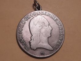 Österreich Kronentaler "Franz II" 1796 M Silber mit Öhse