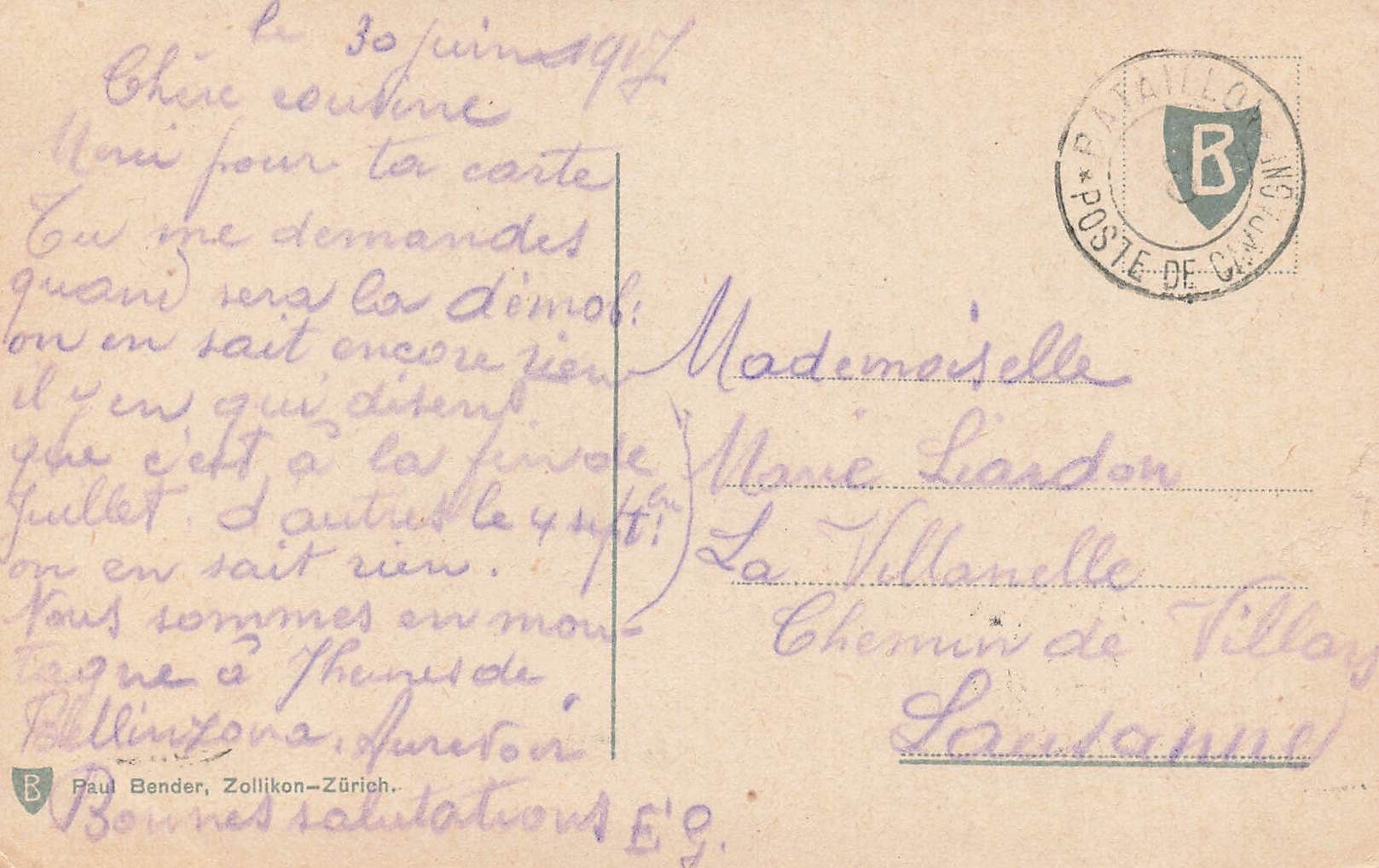 Cartoline postali: Vista su Bellinzona – Usato da Biasca venduto da Blenio71 1
