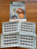 4 x Sammelkarten, Coop Küchen Trophy, tolle Prämien bis 26.8