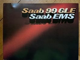 SAAB 99 GLE & EMS Prestige-Prospekt 1977 deutsch - brochure