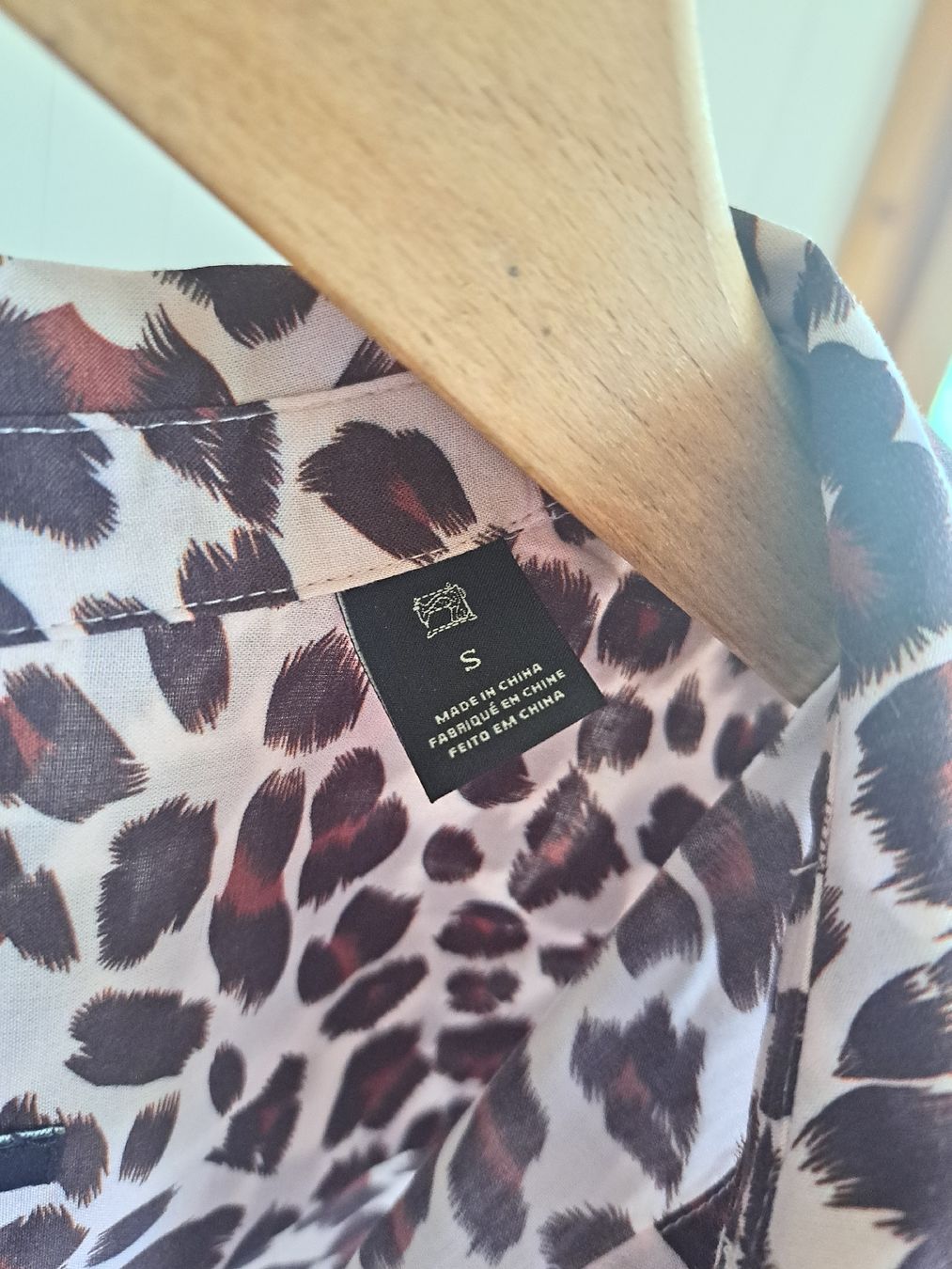 Maison Scotch Camicette: SCOTCH & SODA Hemdbluse Bluse 36 S Leopard Oberteil – Usato da Mollis venduto da Fauchi99 4