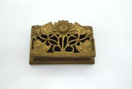 Briefmarkendose / Schreibtischdeko Jugendstil-Design vintage