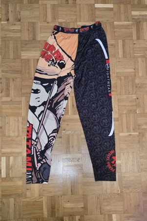 Guêtres noires - legging - sport - bjj - mma - tatami - XL