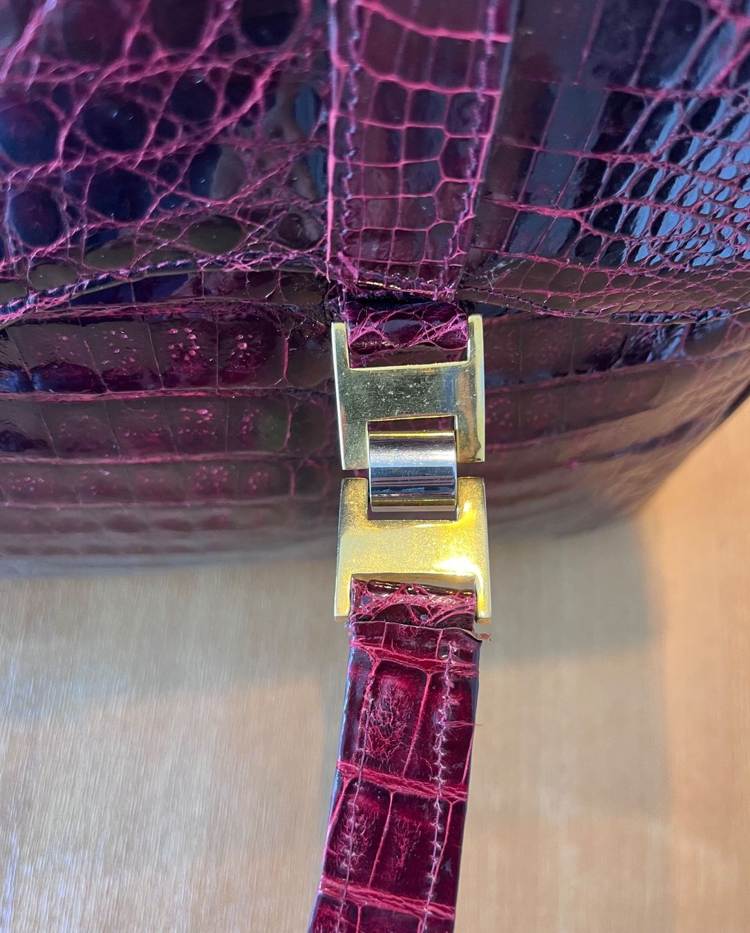 Sacs femmes: Vintage Tasche aus echtem Krokodilleder – D'occasion à Roggwil BE par KarotteV 1