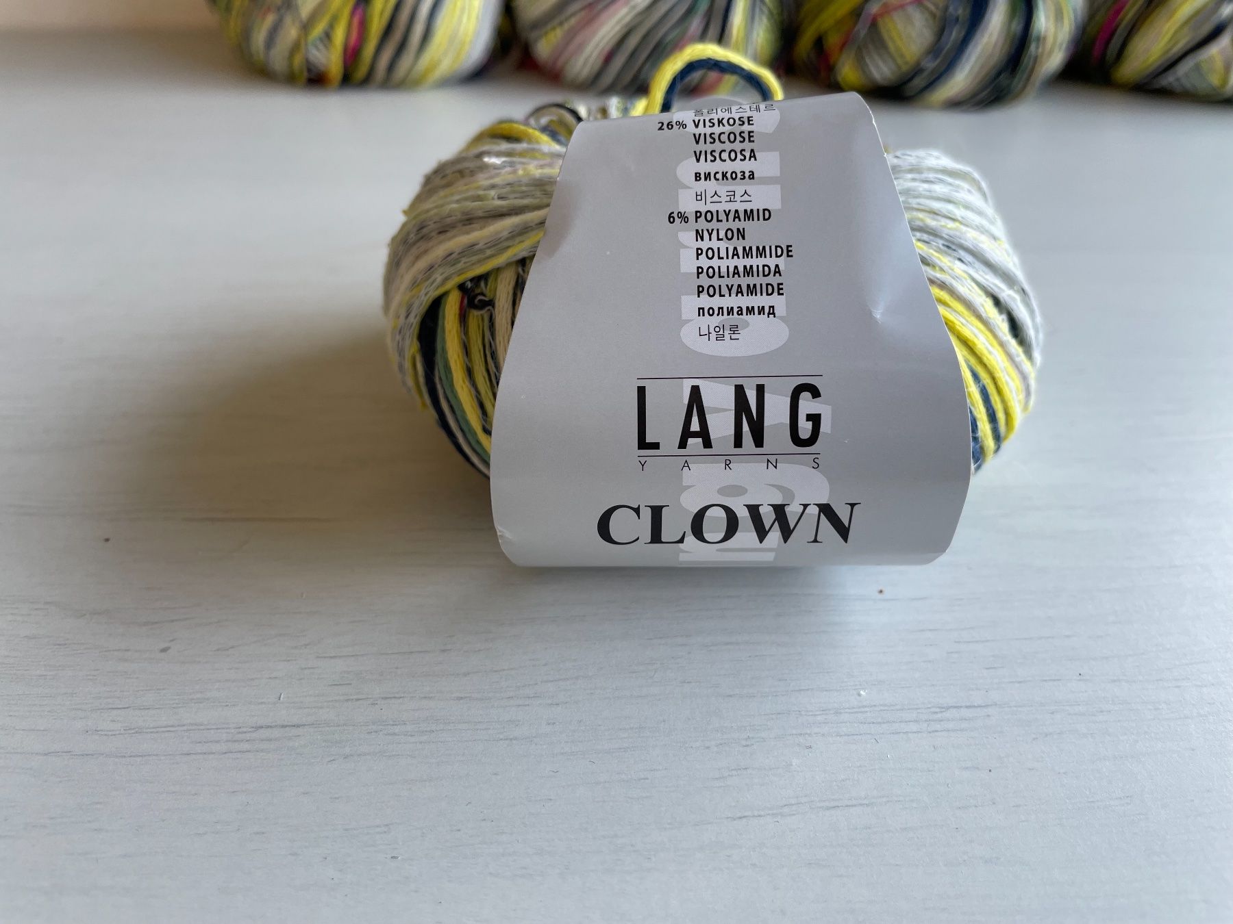 Wolle: 1 Knäuel Clown Lang Yarns – Neu und originalverpackt aus Büsserach von bor_s88m