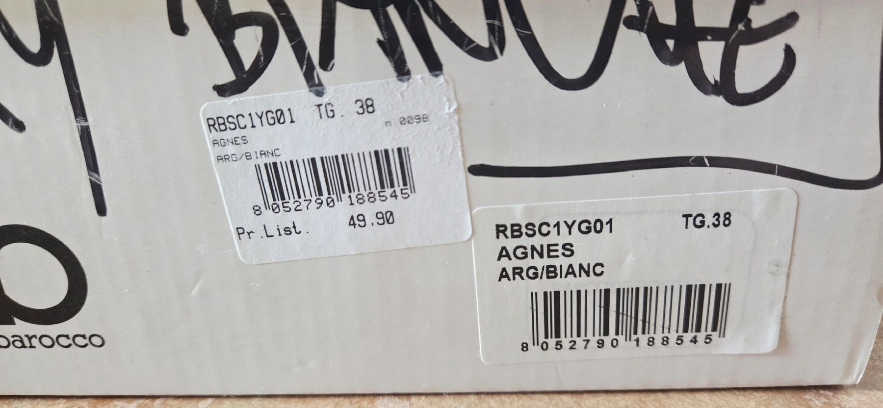 Roccobarocco Scarpe per ragazze: Sandali RoccoBarocco Bianco Argento, Taglia 38 – Usato da Mendrisio venduto da AleTire 2