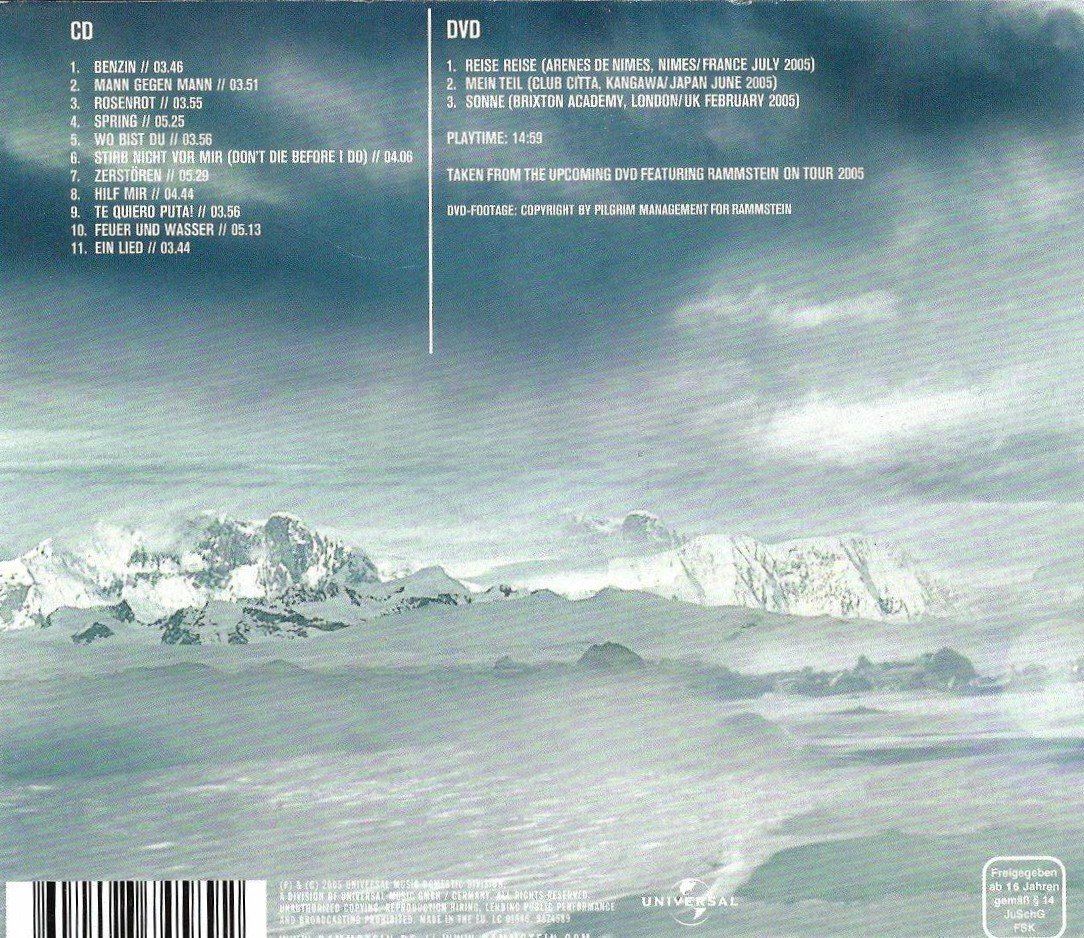 CD: CD: RAMMSTEIN - Rosenrot (mit DVD) – Usato da Rotkreuz venduto da groeli69 1