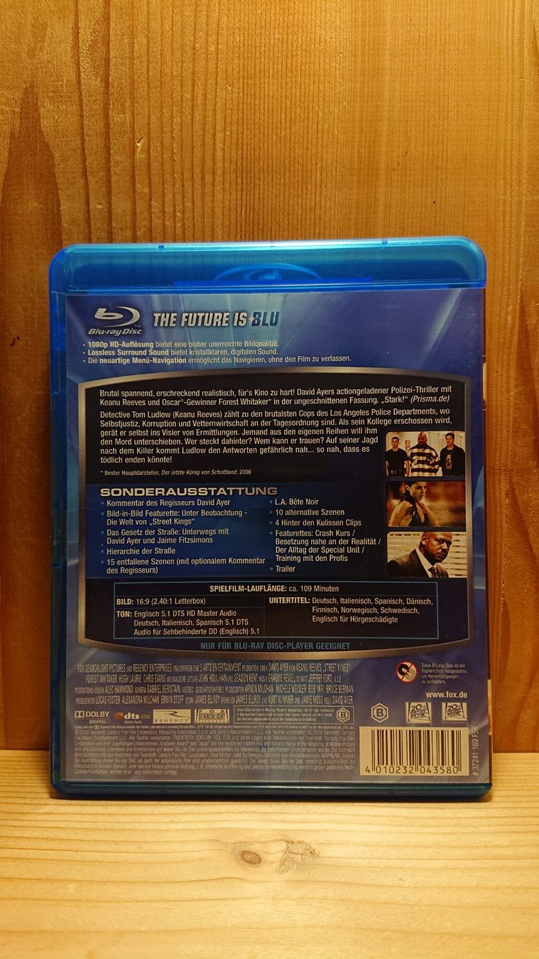 Alle DVDs: STREET KINGS Blu-Ray mit Keanu Reeves – Gebraucht aus Wilderswil von Exebub 1