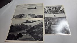 3 Ansichtskarten Swissair