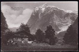 Grindelwalöd  - Chalet mit Wetterhorn