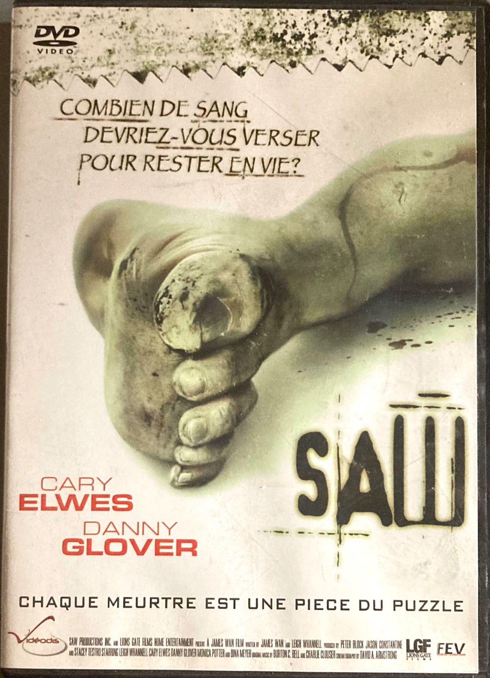 Tutti i DVDs: SAW I – Usato da Poliez-Pittet venduto da Newtown-Records