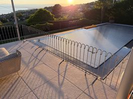 Barrière de securité enfants pour piscine