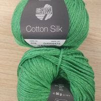 2 Kn. COTTON SILK Lana Grossa Fb. 16-G4009472 grün
