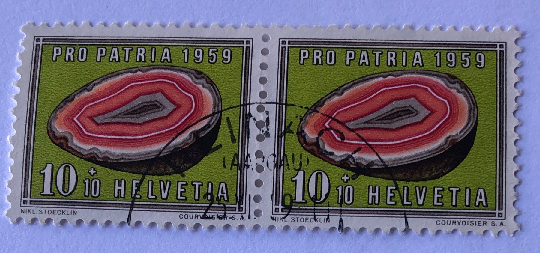 Tutti i francobolli: Nr. B 92 Paar mit Stempel – Usato da Aarau venduto da Billa007