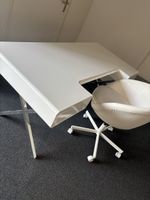 Schreibtisch weiss mit Rollstuhl Set gebrauchter Zustand
