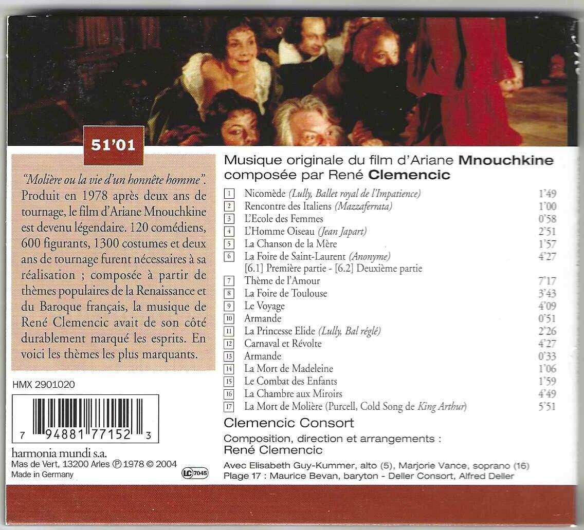 CDs: René Clemencic ‎– Molière – Gebraucht aus Genève von CDLPBookS 1