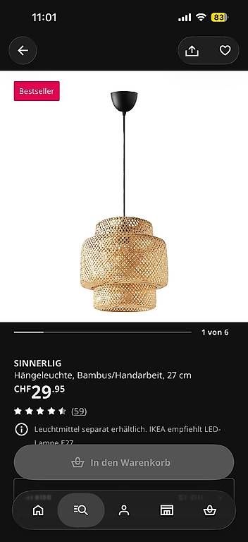 Lampes: Lampe – Neuf avec emballage d'origine à Bern par ilariamaria 1