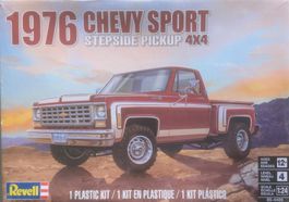 Revell 76 1976 Chevy Chevrolet Stepside Pickup #85-4486 1:24