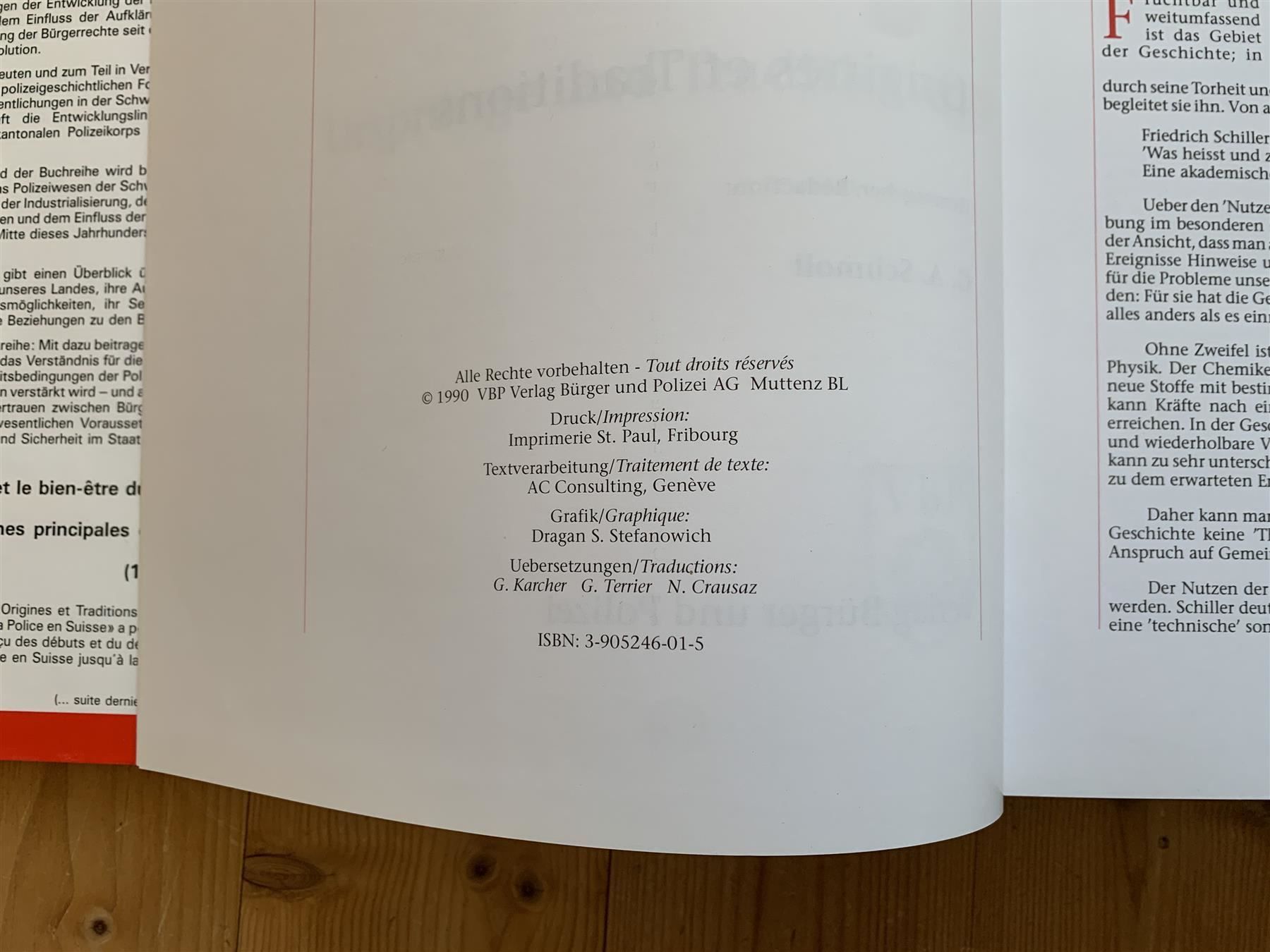 Libri: Geschichte der Schweizer Polizei – Usato da Himmelried venduto da rasmus67 4