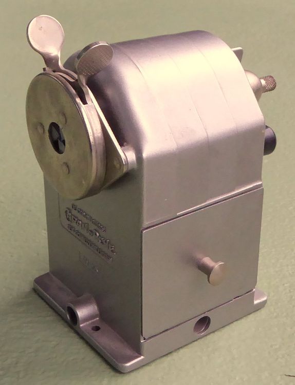 Swordfish Curve Spitzmaschine Manuell - Für Bleistifte 8-12mm Mit Abfallbehälter