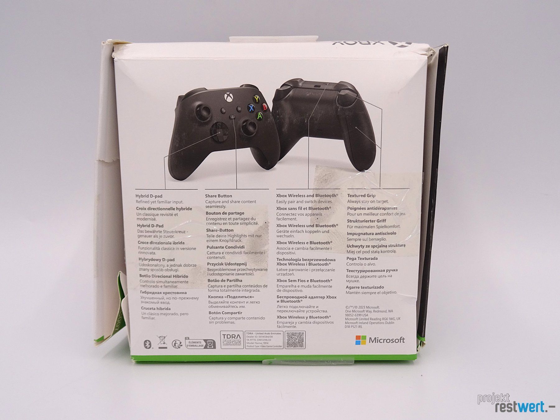 Microsoft Controller: Carbon Black XBOX Controller von MICROSOFT – Nuovo (secondo la descrizione) da Bülach venduto da restwert_buelach 5