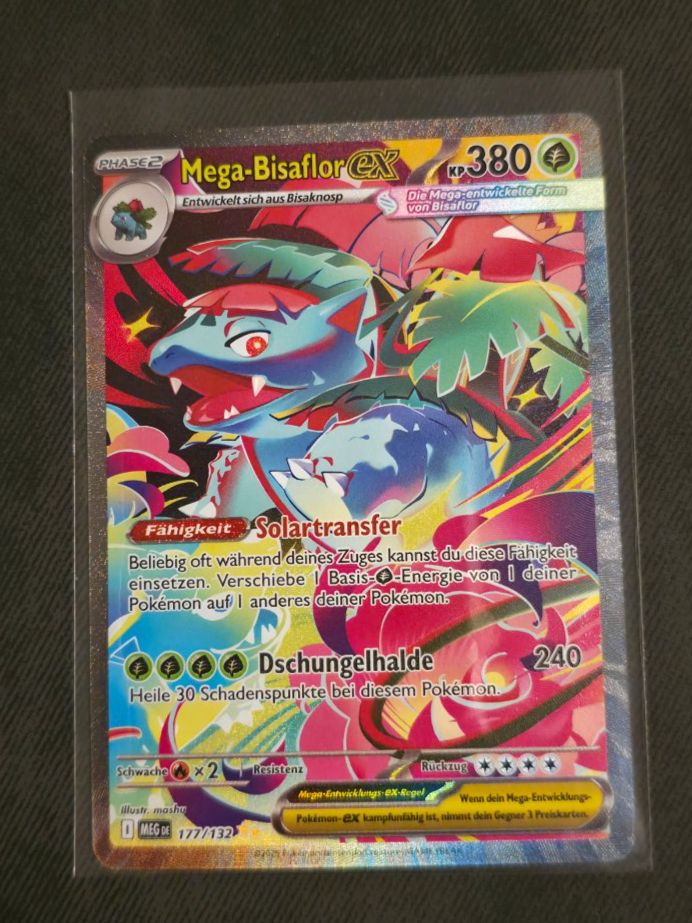 Pokémon Carte collezionabili: Pokemon TCG "Mega-Bisaflor EX" 177/132 - Mega Entwicklung – Nuovo (secondo la descrizione) da Kreuzlingen venduto da Room_Shambles