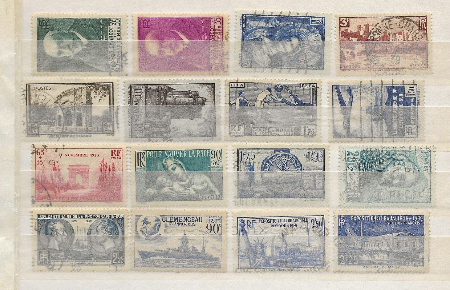 Tutti i francobolli: France Lot 1938 ... – Usato da Sion venduto da PierreP01