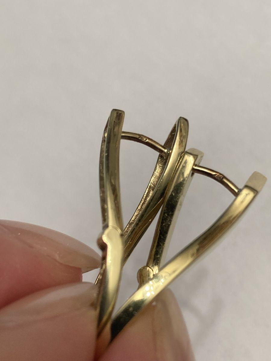 Orecchini pendenti & Orecchini a lobo: Ohringe 18k 6.66Gr 3cm – Usato da Dietikon venduto da Closet_refurbished 7