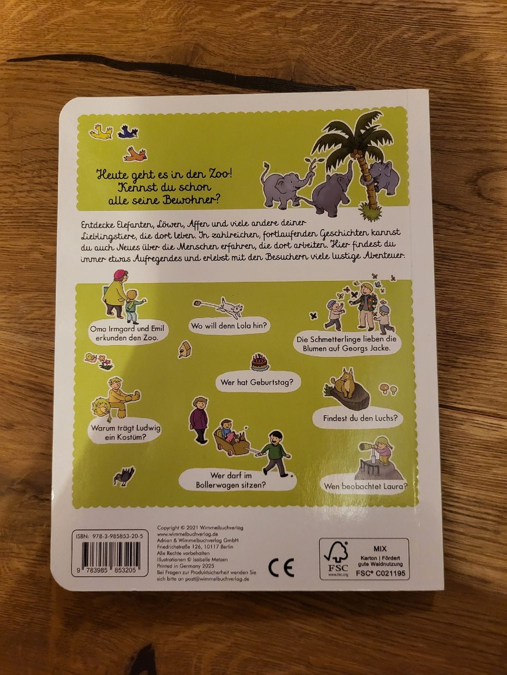 Libri: NEU Wimmelbuch Zoo – Nuovo e nell'imballaggio originale da Mund venduto da joe_m2w8 2