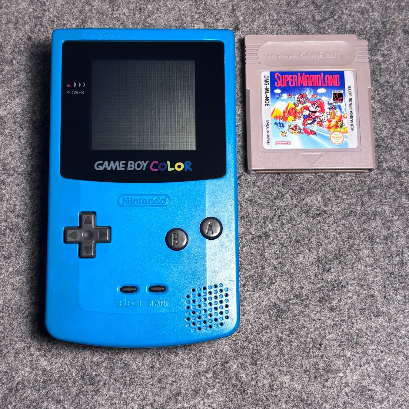 Nintendo Konsolen: Gameboy Color Türkis + Super Mario – Gebraucht aus Mollis von GamingCorner