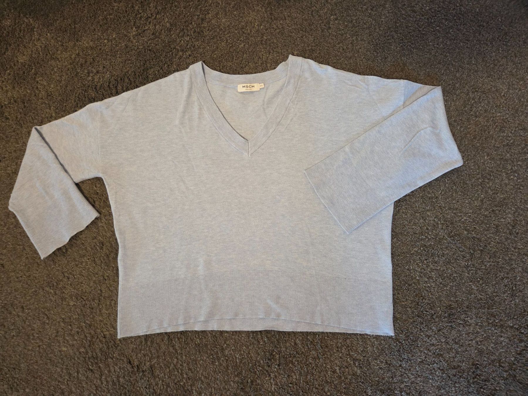 Maglioni & Felpe: Oversize Pullover MSCH COPENHAGEN hellblau – Usato da Zürich venduto da Stephs13