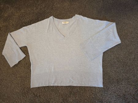 Oversize Pullover MSCH COPENHAGEN hellblau