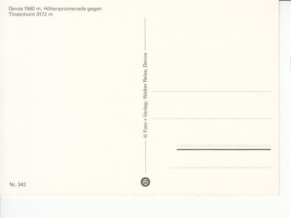 Cartoline postali: Davos 24 um 1995 – Usato da Bürglen TG venduto da StampGraf 1