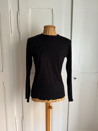 ZEBRA - Langarmshirt schwarz gestreift XL