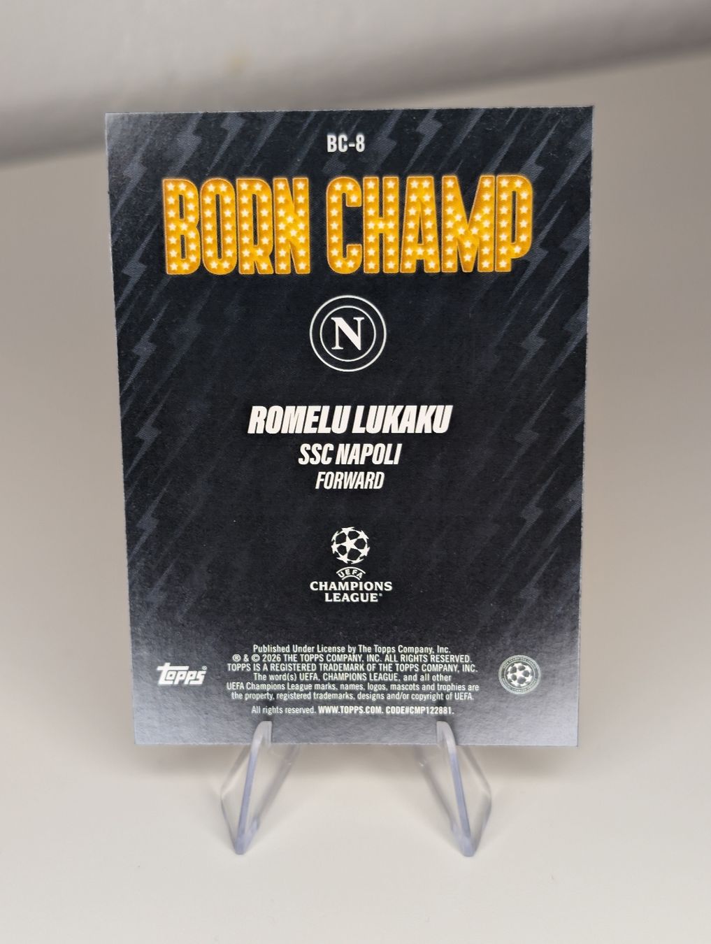 Topps Carte collezionabili: Romelu Lukaku SSC Napoli Topps Flagship – Nuovo (secondo la descrizione) da Hunzenschwil venduto da BRPCards 1