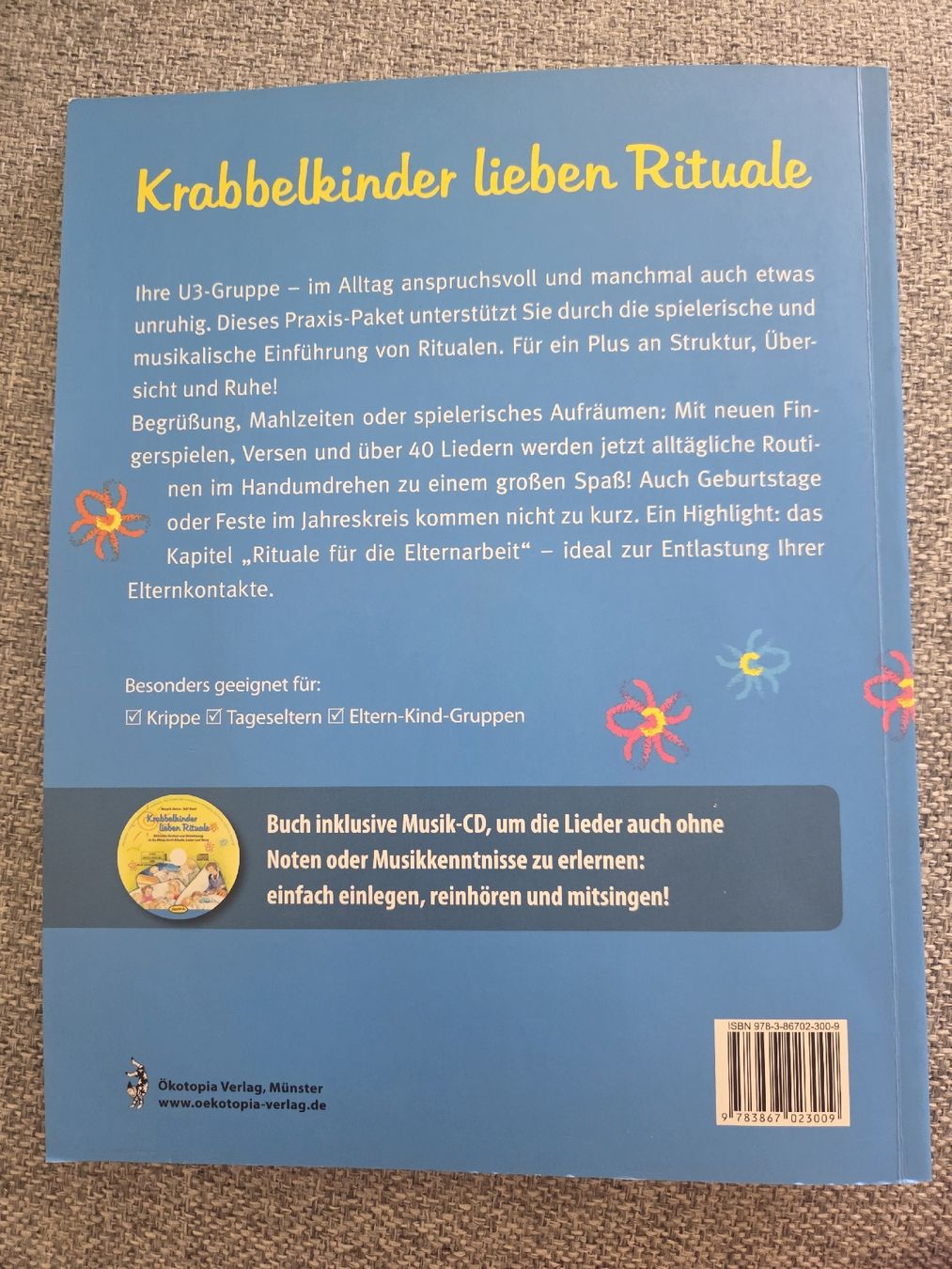 Livres: Krabbelkinder liebe Rituale Margrit Dietze – D'occasion à Port par Darialina 1