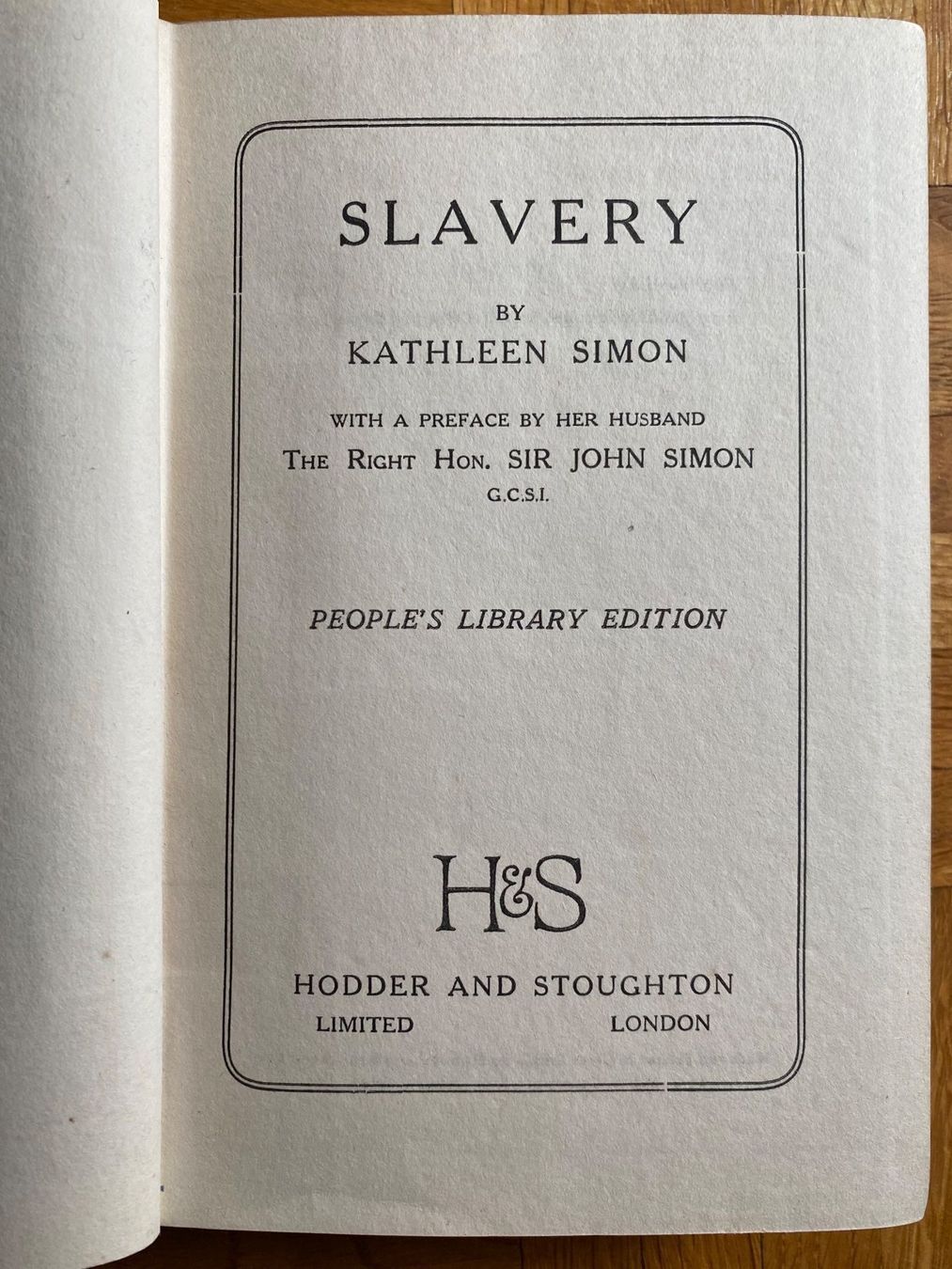 Libri: Slavery (1930) – Usato da Petit-Lancy venduto da Hastala42