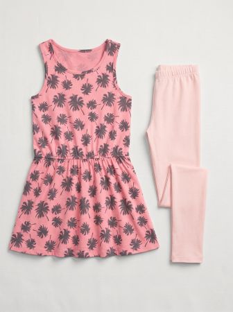 Gr128 🌼🌸legging und Kleid
