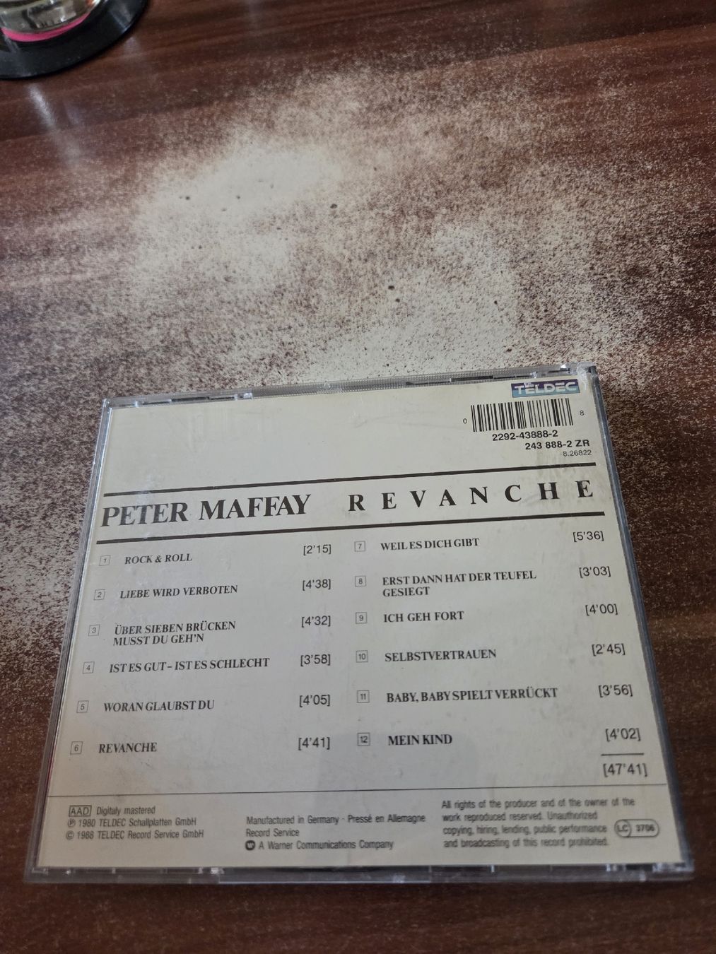 CD: Peter Maffay -  Revanche – Usato da Wattenwil venduto da Mage66 1
