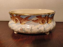 Lunéville K&G Schale Bonbonnière Vögel Blumen Decor Keramik
