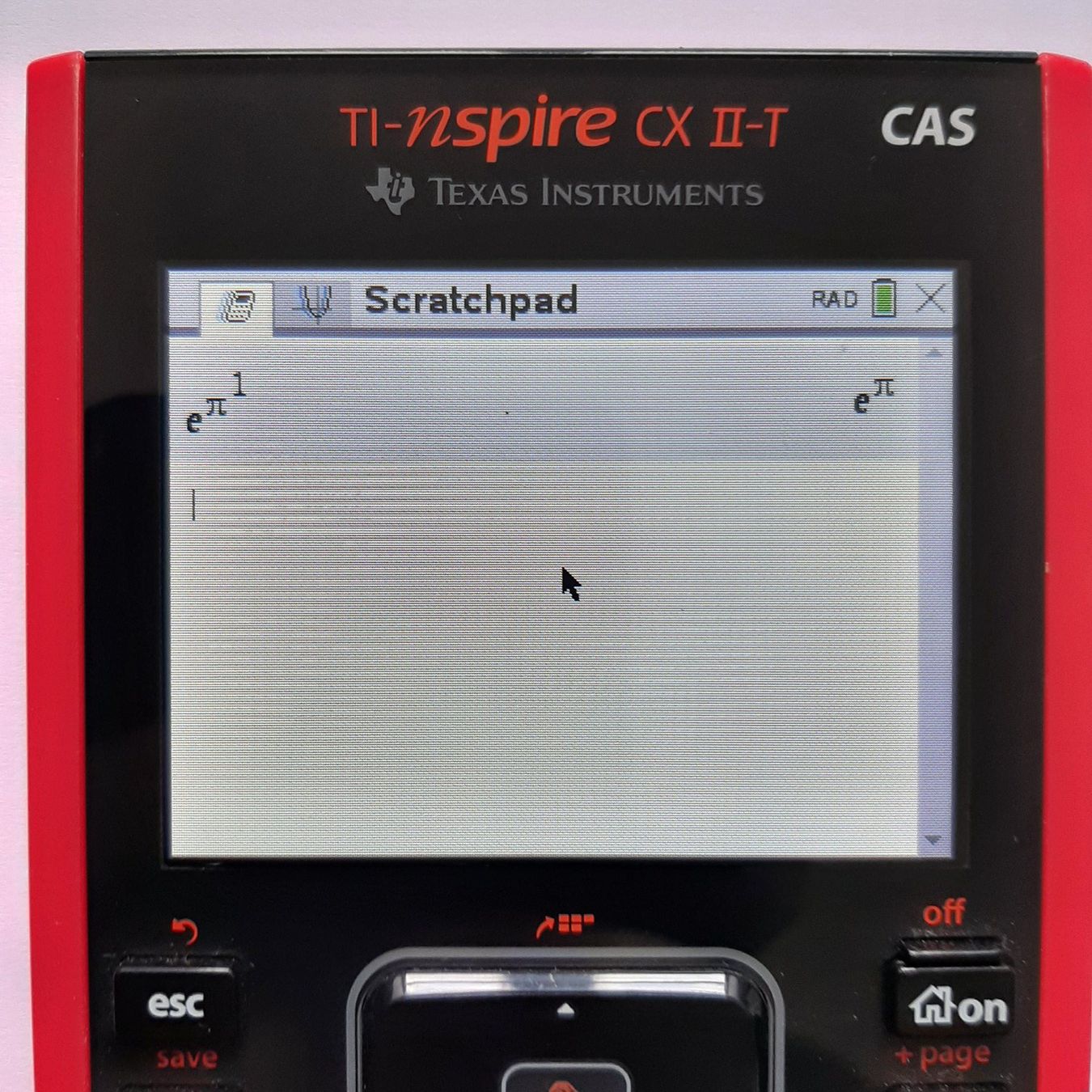 Texas Instruments Calcolatrici tascabili: TI-Nspire CX-II T CAS – Usato da Carouge GE venduto da cecob0909 1