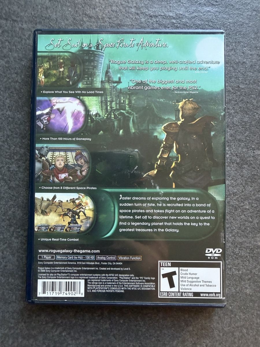 Sony Giochi: Rogue Galaxy Sony PS2 NTSC – Usato da Zürich venduto da cENS0R 1