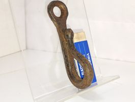1 grosser antiker Tür Vorreiber, Schmiedeisen (LOT1000#TBS1)