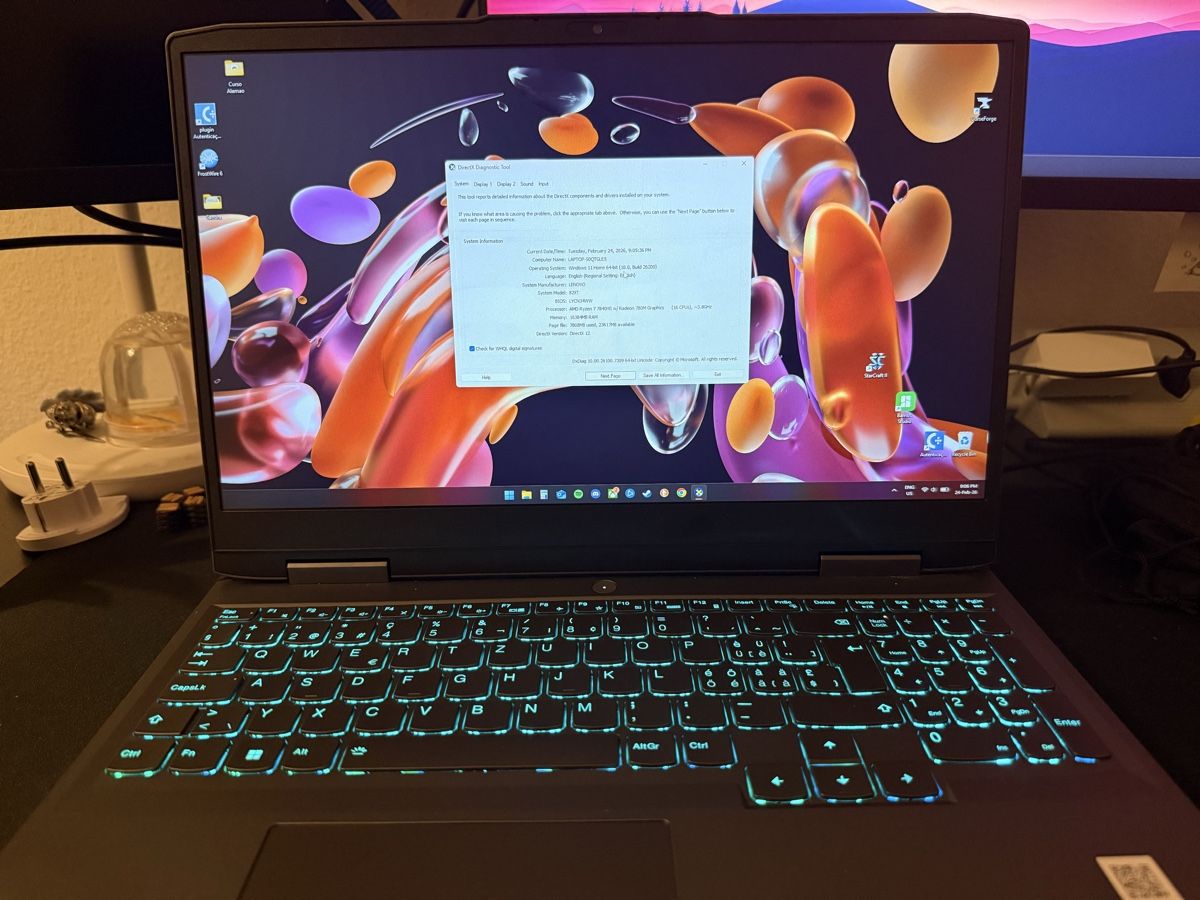 Lenovo Notebook: Lenovo LOQ 15APH8 – Usato da Aarau venduto da Kytzu 3