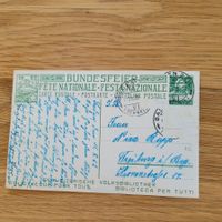 Carte Fête Nationale Bundesfeier Baden 1922