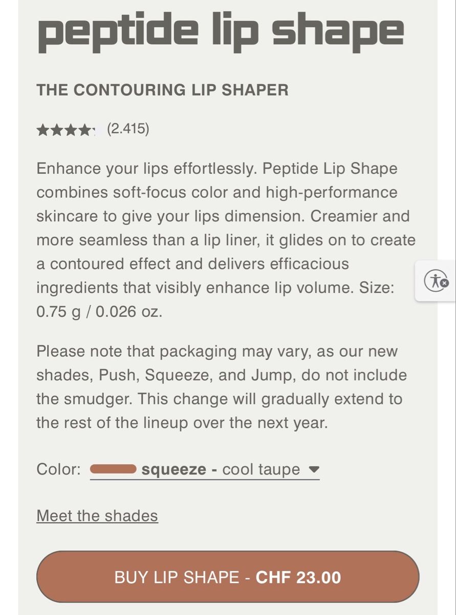 Rhode Make-up: Squeeze Peptide Lip Shape Rhode – Usato da Bottmingen venduto da Itsclaire 7
