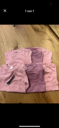 Langarmbodys 5er Pack Rosa Lila Grösse 98/104 NEU