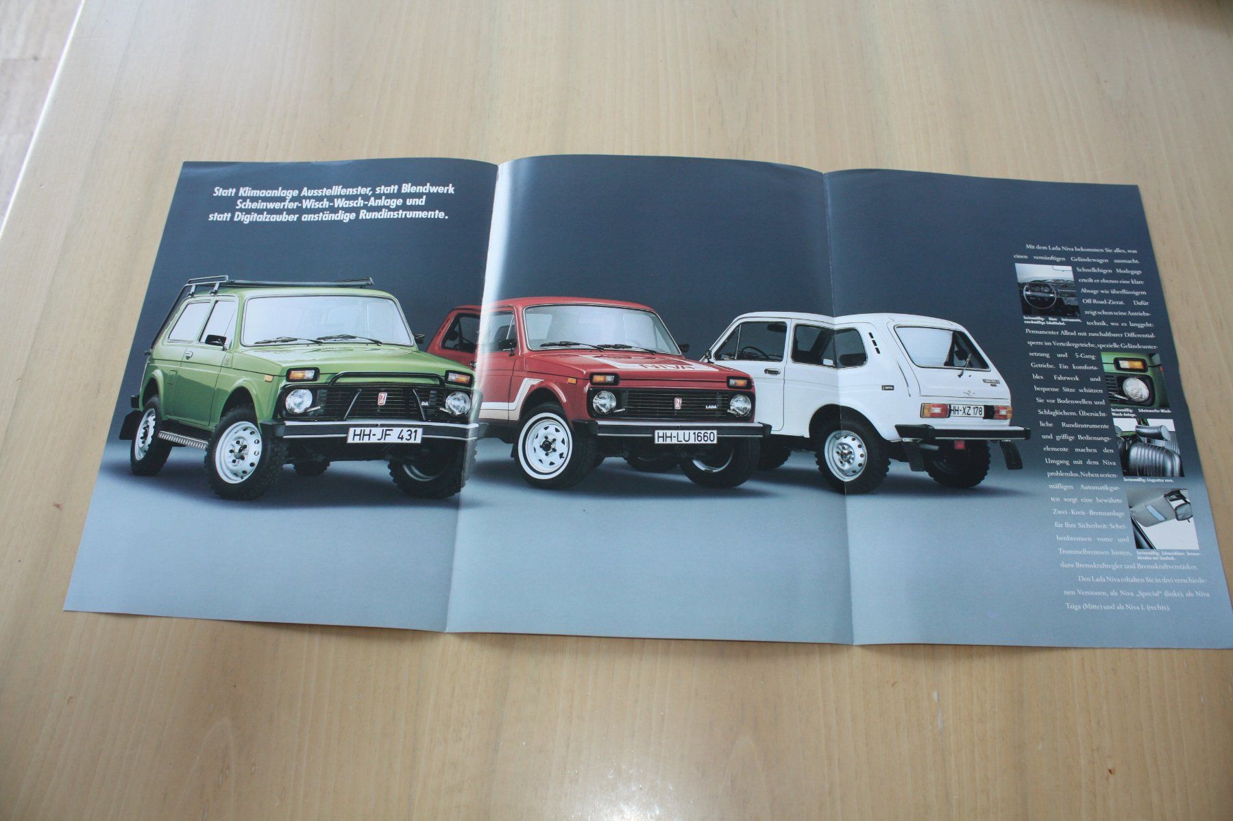 Lada Documenti: Lada Niva - Original Prospekt - 9/1990 – Usato da Wikon venduto da erwin400 1