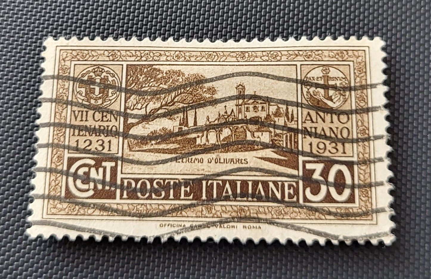 Tutti i francobolli: Italien 1931 alte briefmarke – Usato da St Gallen venduto da Stampsalshobby
