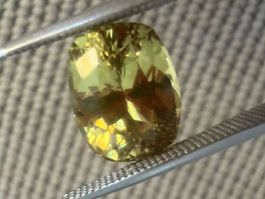 CHRYSOBERYL gelb cushion  4.22cts  Sri Lanka